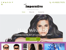 Tablet Screenshot of imperativehair.com